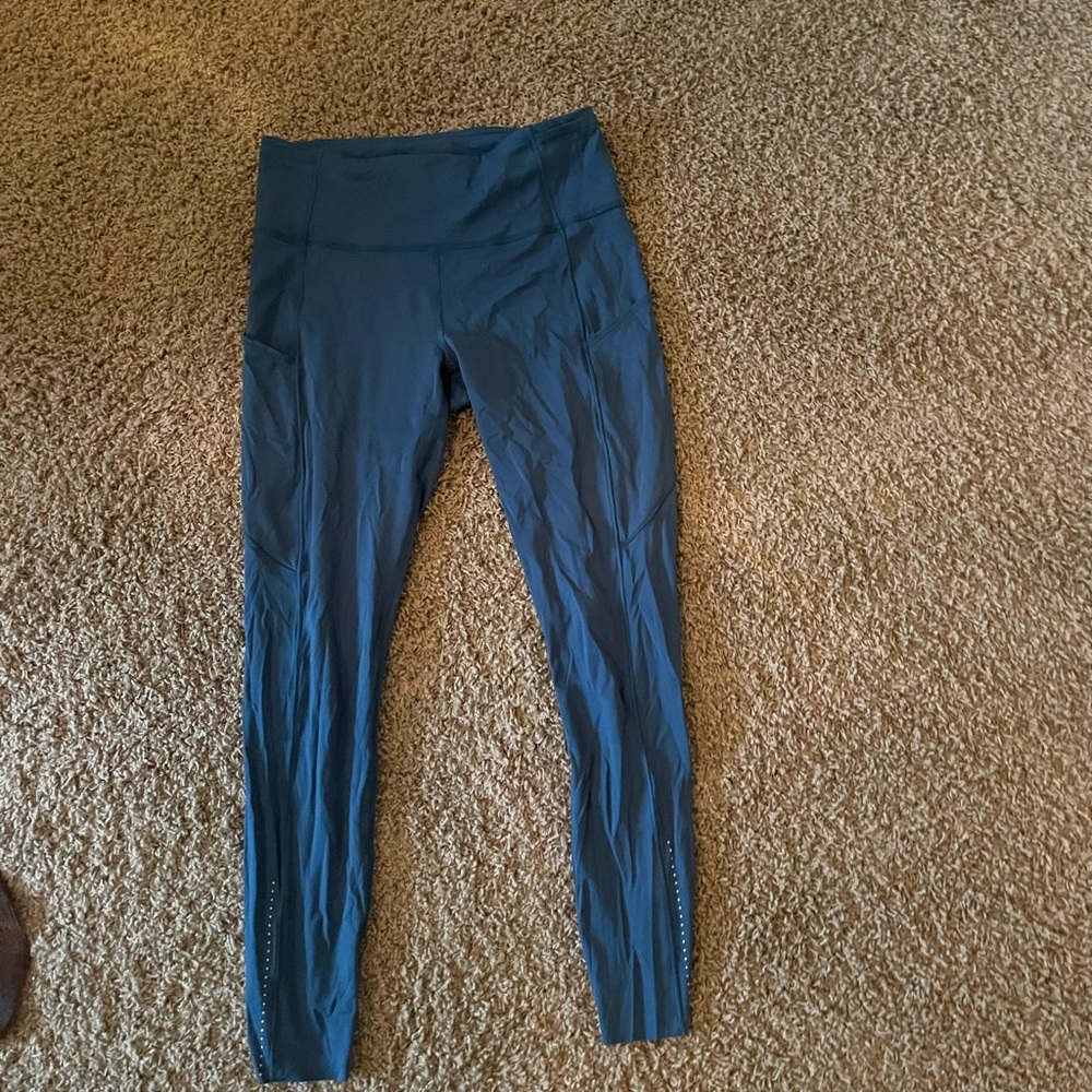 blue lululemon leggings